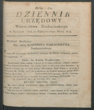 dziennik urzedowy woj.sandomierskiego 1819-40-00001